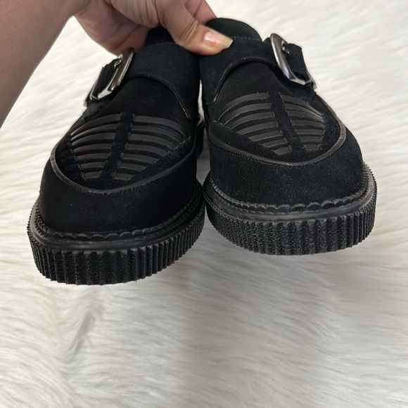 House Of Hounds Cooper Creepers Black Suede Leather 41 - Picture 8 of 16